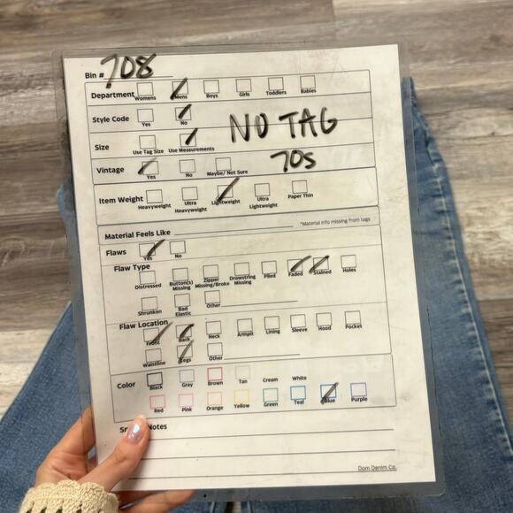 Vintage 70s Levis Faded Wash Blue Mens 36x30 Relaxed Yellow Tab Jeans - Picture 11 of 11